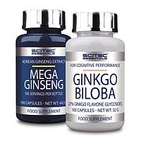 Scitec Nutrition Mega Ginseng + Ginkgo Biloba&nbsp;(set)