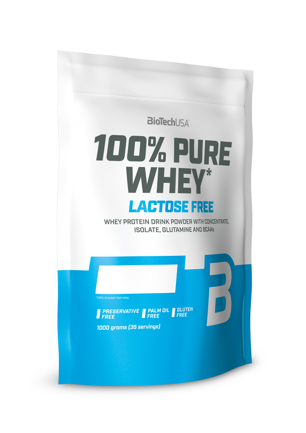 100 Pure Whey Lactose Free 1 Kg Biotech Usa