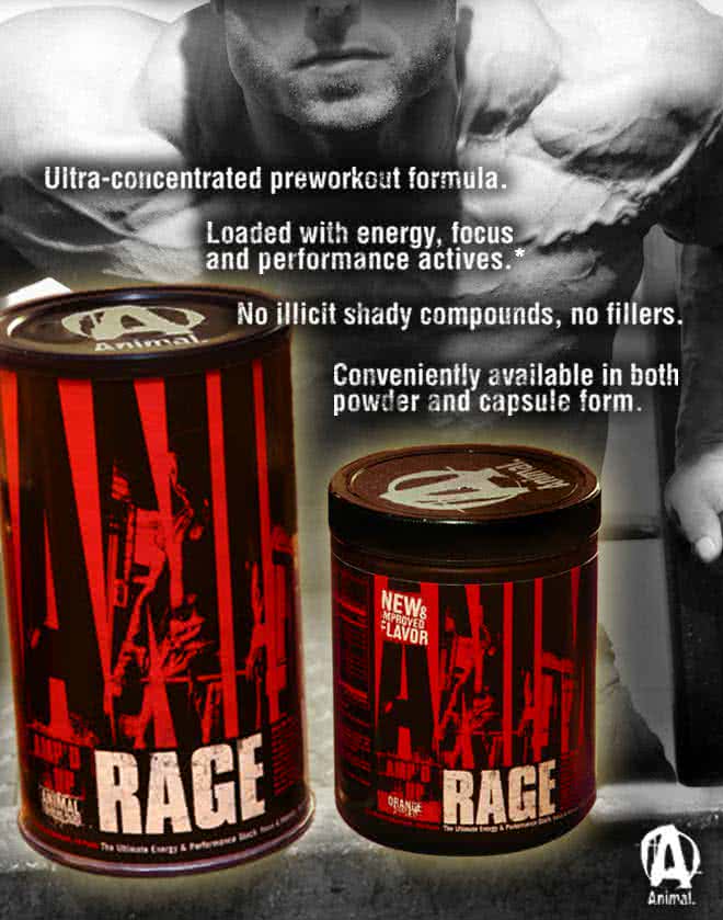 Animal Rage (powder) (150 gr.) - Animal Pak